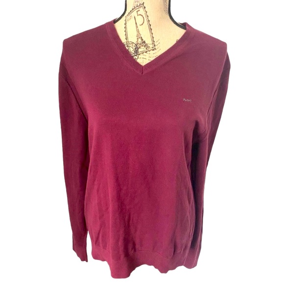 Michael Kors Other - Michael Kors Men’s Burgundy sweater size large